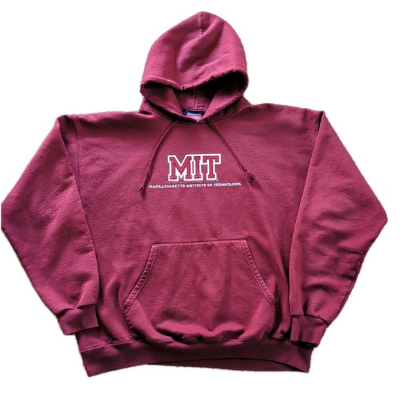 Champion Other - MIT Champion Hoodie Size XL Stitch Maroon Vintage Y2K Authentic Athletic Apparel